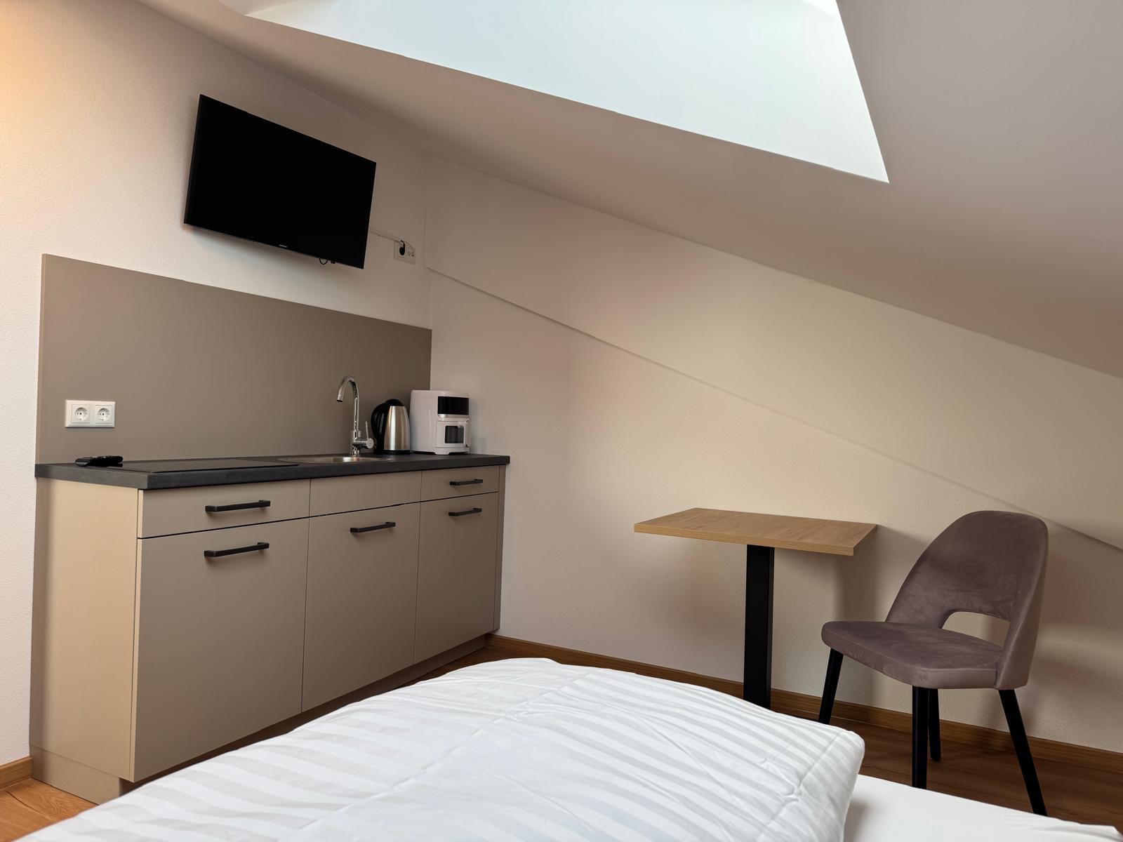 Einzelzimmer mit Küche